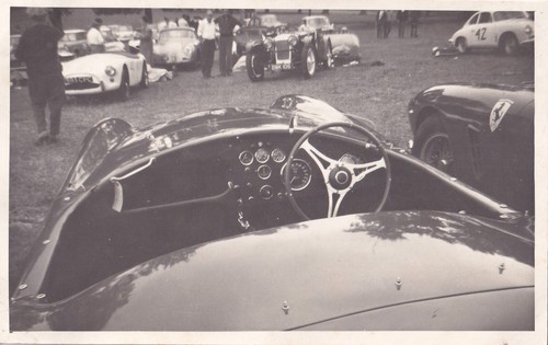 AC ACE FORD, LENKRAD, FACIA DYRHAM HILL SPEED CLIM 28. JULI 1962 FOTO