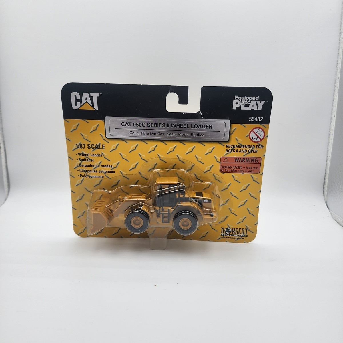 Norscot CAT 950G Series II Wheel Loader 1:87 Scale Diecast Replica