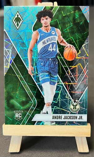 2023-24 Panini Phoenix Teal Laser RC - Andre Jackson Jr #279 / Bucks