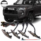 4PCS Raptor Style White Front Grille LED Lights For 2014-2021 Toyota 4Runner