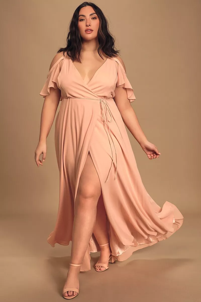 Lulus plus size bridesmaid best sale dresses