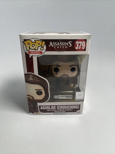 Funko POP! Movies Assassin's Creed, Aguilar (Crouching) Vinyl Figure #379 Clean