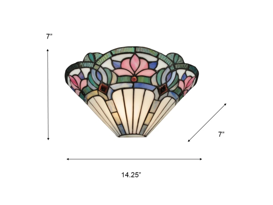 Aplique de pared Windham Dale Tiffany TW12148 Foto 3 de 4