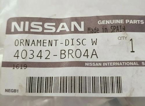 Nissan Original Juke Micra Shine Wheel Hub Cap Hubs Dark Grey 40342BR04A - Picture 5 of 5