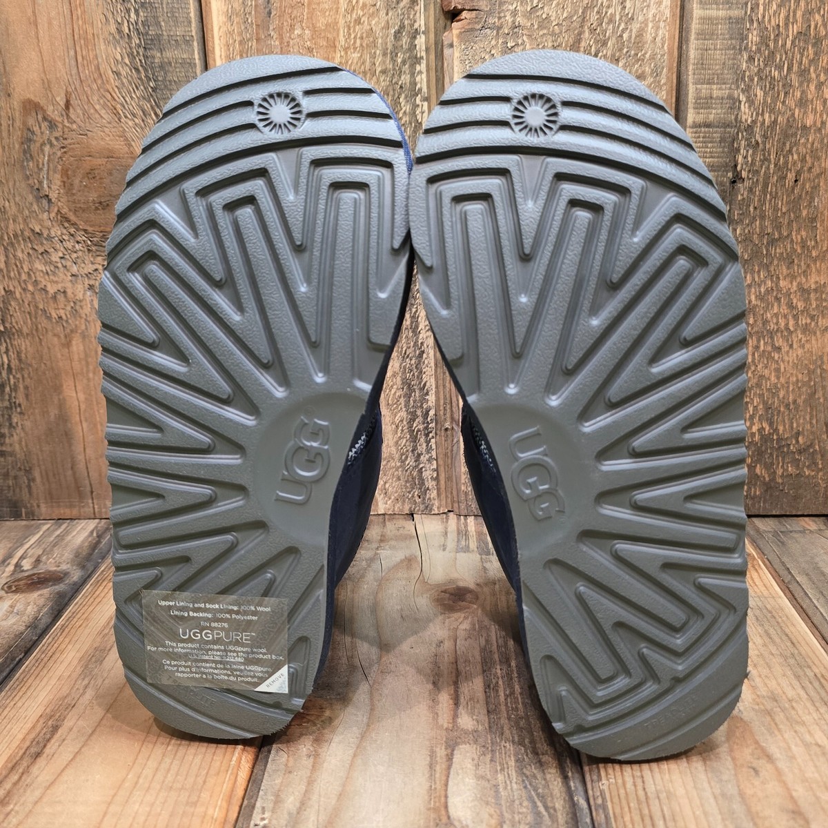 UGG NEUMEL II TASMAN CHUKKA SHOE BOOT BLUE SUEDE WOOL BIG KIDS US