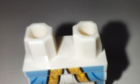  Lego Legs For Governor's Daughter (pi157) Minifigure Part Lower From Set 70412