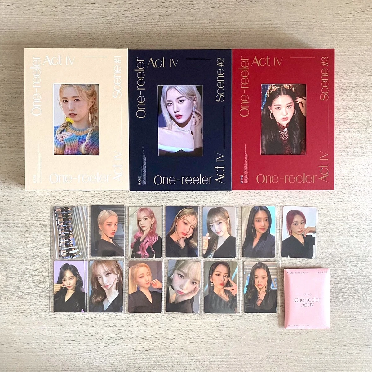 IZONE 4th mini album One-reeler Act IV 3ver. + 13 photo cards set