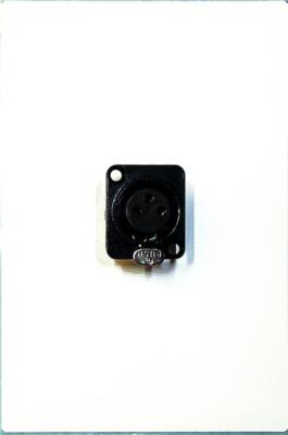 Neutrik Panel Mount XLR Connector NC3FD-L-B-1