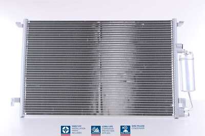 Nissens 94675 Condenser, air conditioning for Cadillac, SAAB