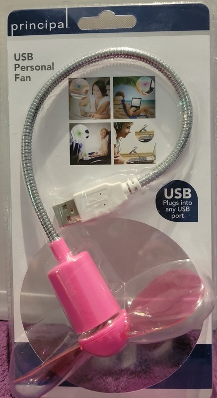 PRINCIPAL USB PERSONAL FAN - NIP