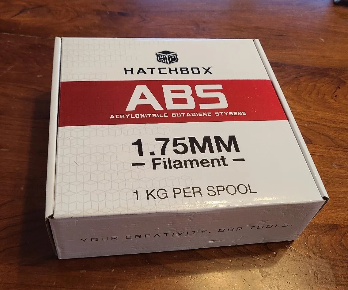 HATCHBOX ABS 1.75 mm 3D Printer Filament in True White, 1kg Spool | eBay