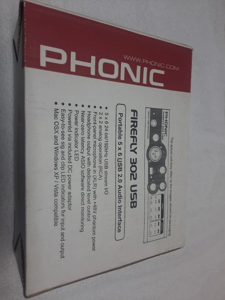 Phonic Firefly 302 192KHz USB interface w/MIDI and S/PDIF-- NICE!!!  - Image 3 of 4