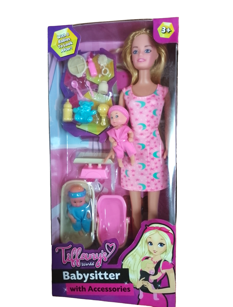 Tiffany's Babysitter Doll Playset & accessories
