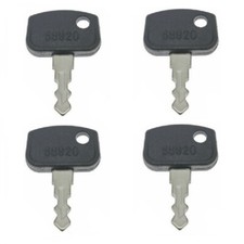 4 Kubota PL501-68920 Ignition Keys fits RTV 500 900 1140, Tractors and Mowers