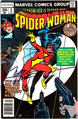 SPIIDER-WOMAN #1 VG/FN Signed Marv Wolfman 1978 Sinnott Cover Infantino Art