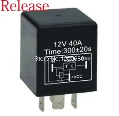 Time Delay Relay 12v Automotive Automatic 5s 10s 1min 5min 10min Switch Turn Off