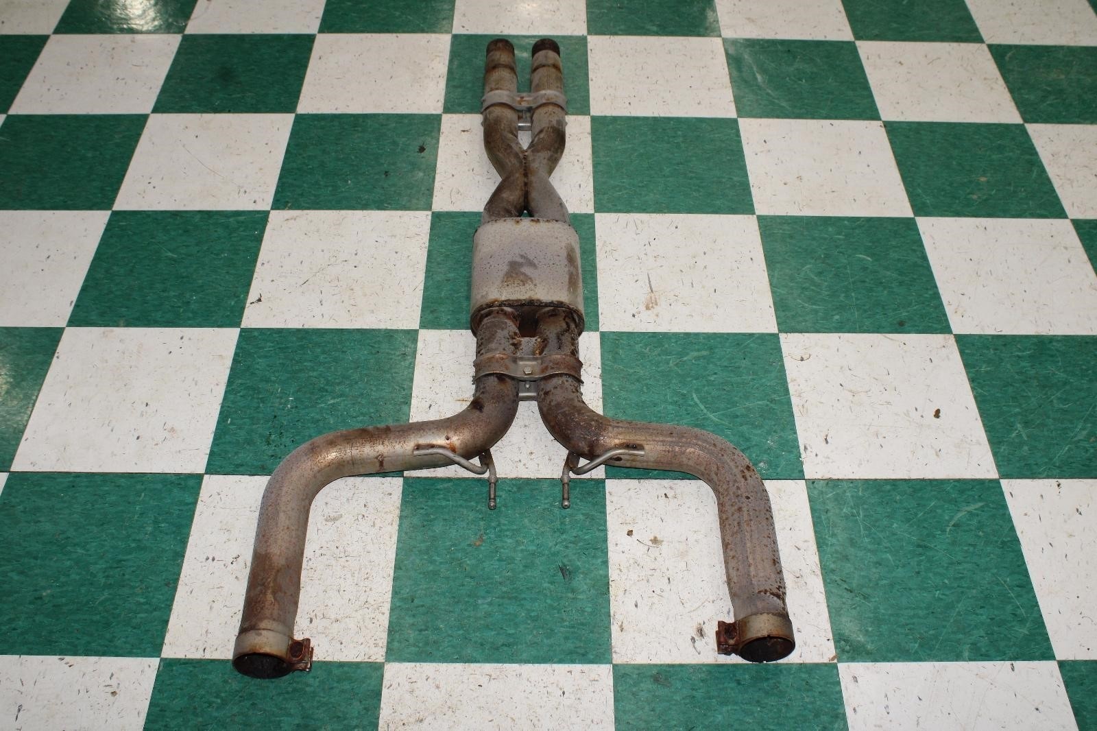 14-17 Ghibli 3.0L Twin Turbo Motor Engine Exhaust Midpipe Mid Pipe Factory OEM