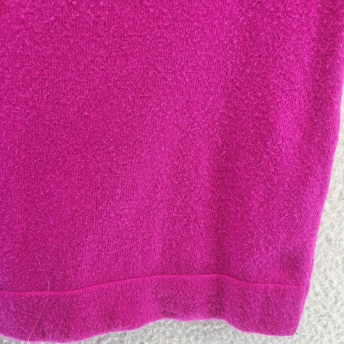 J Crew Teddie Sweater Women Medium Pink Long Sleeve Crewneck Wool Blend Pullover - Picture 8 of 16