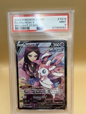 PSA 9 Sylveon V TG14/TG30 SWSH Brilliant Stars Trainer Gallery Holo Pokemon Mint