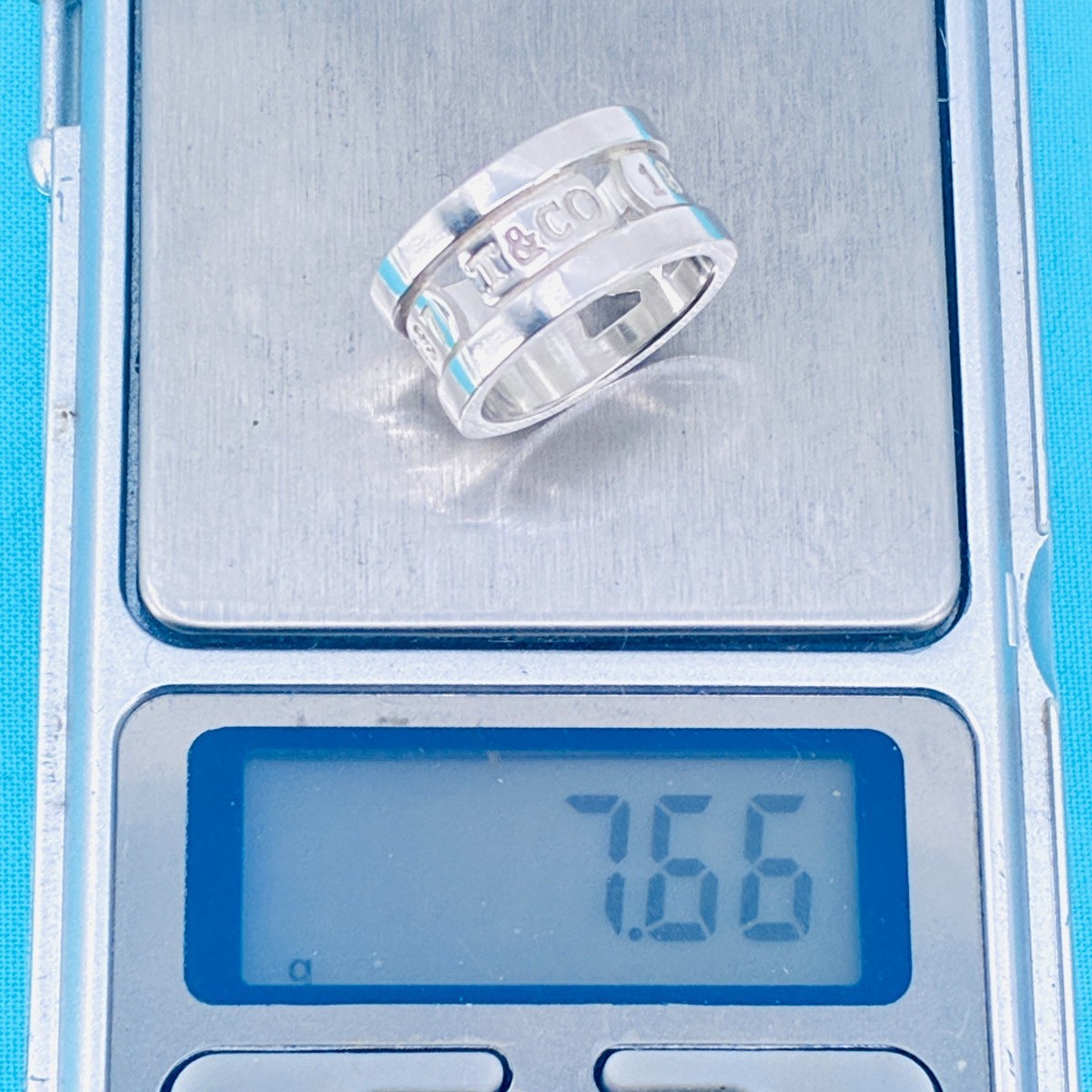 Tiffany & Co. 1837 Element Ring Size US 5.25 Sterling Silver 925