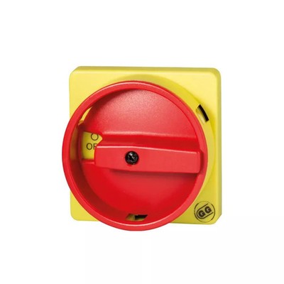 012/0001 Giovenzana Door Interlock Actuator 67x67mm Yellow-Red Lockable