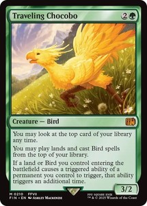 Traveling Chocobo 210/781 Universes Beyond: Final Fantasy Prerelease Promo Foil