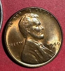 1940S US Choice Uncirculated LINCOLN Cent! "RED & BROWN"! San Francisco Mint!