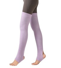 Women's 29.5" Over Knee Thigh High Leg Warmers Stirrup Thermal Long Yoga Sock