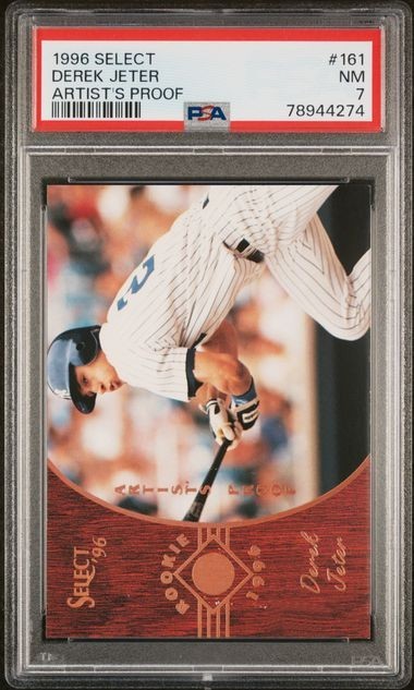 1996 Select Derek Jeter Artist's Proof #161 PSA 7