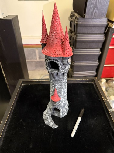 Warhammer 40K AoS WFB LOTR Terrain Lot A Scenery PRO Painted Castle 3D Printed