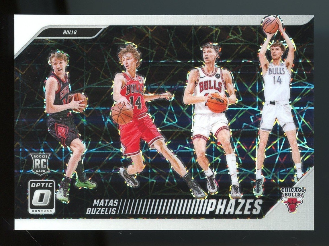 2024-25 Donruss Optic Matas Buzelis #27 Rookie Phazes SSP Chicago Bulls RC
