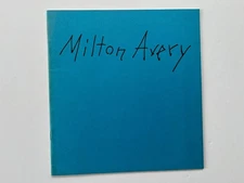 Milton Avery: Seascapes ~ Grace Borgenicht Galler New York, 1987 art exhibitiion