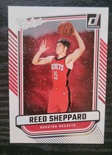 Reed Sheppard 2024-25 Panini Donruss The Rookies #4 Winter (RC) Houston Rockets