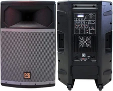MR DJ PRO115BT PRO PA DJ 15â€ 2-Way Powered/Active Live Sound Loudspeaker