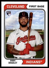 2020 Topps Archives Bobby Bradley Rookie Cleveland Indians #126