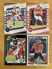 CeeDee Lamb Travis Kelce DeVonta Smith Chase Brown 2024-25 Absolute 4 Card Lot