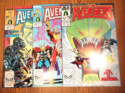 Avengers #293 #294 #295 Komplettserie 3er Set Kang Marrina Druid 1. Print