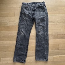 Vintage Levis 501 Jeans Mens 30x33 Black Button Fly Y2K 501-0660
