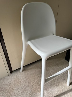 IKEA URBAN Junior High Chair White (17 ¾x18  x31  '') 001.652.13
