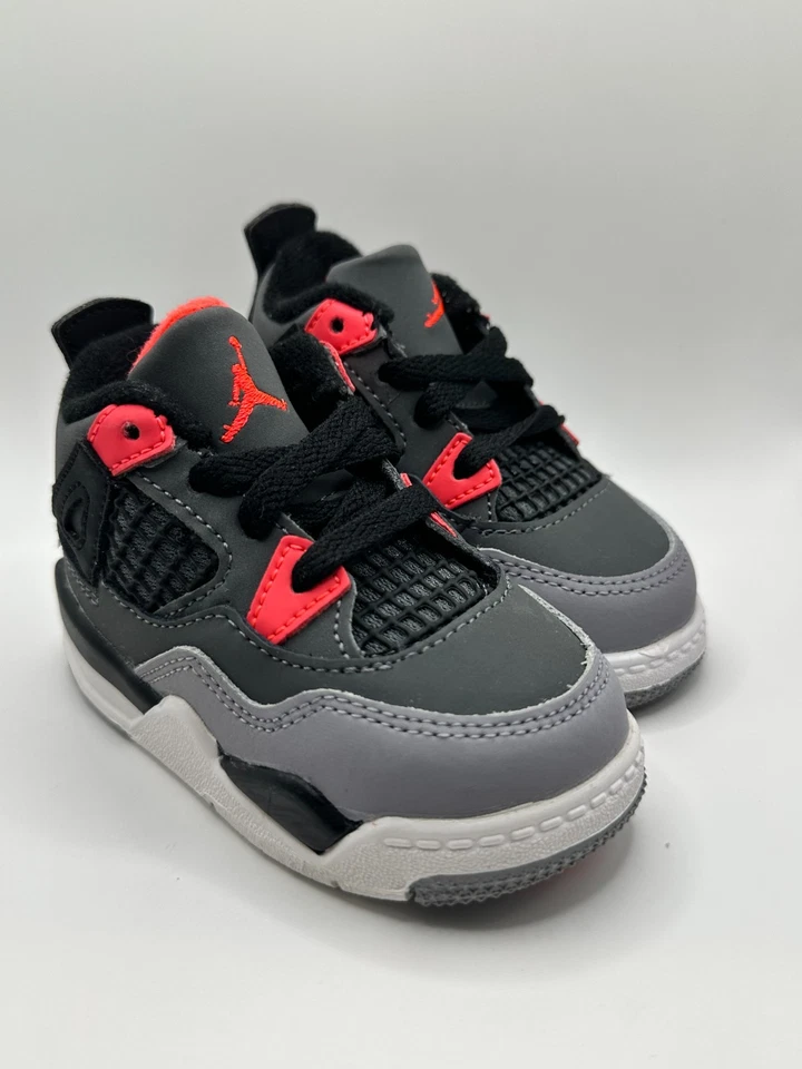 Jordan 4 Retro TD Infrarrojo BQ7670-061 Juvenil Talla 5C Foto 2 de 4