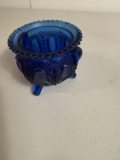 Degenhart Glass "Gypsy Pot" or "Witches Pot" toothpick holder