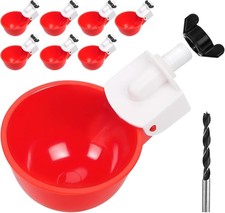 Chicken Waterer Cups 8 Pack Red Automatics Chicken Waterer Professional Poultry
