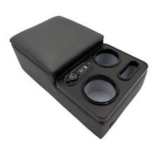 Universal Truck Seatbench Center Console Organizer With Cup Holdersusb Port.