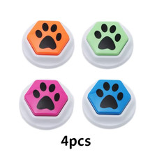 Dog Recordable Talking Sound Button Dog Toy Interactive Voice Buttons for Commun