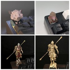 Keycap 1 PC Black Myth Wukong Resin Pigsy For Mechanical Keyboard Props Novelty