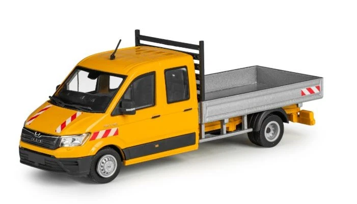 Camion benne MAN F2000 avec une échelle de 1/43 conçu par NEWRAY sur