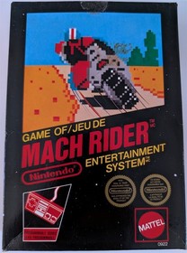 MACH RIDER Nintendo NES 1985, Game, Box, Manual, Used, Tested CDN VERSION