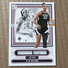 A'ja Wilson, Franchise Features insert card #11 - 2025 Donruss WNBA