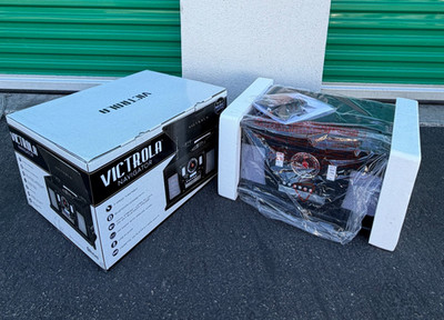 NEW Victrola VTA-600B-ESP 8-in-1 Nostalgic Record Player Turntable - Espresso