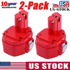 2Pack 14.4 VOLT BATTERY For MAKITA 1433 1434 1435 1420 1422 1435F 14.4V Cordless